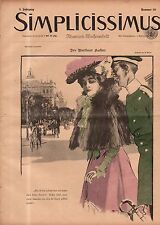 1897 Simplicissimus November 6 Art Nouveau-Extremely Rare picture