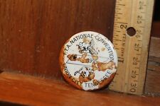 Vintage 1995 FTA Fur Takers America National Convention Button Union City TN  picture