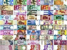New 50 Pieces of Different World Mixed Foreign Banknote Set, Currency, UNC w/COA picture
