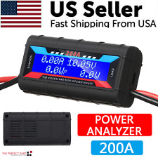 200A DC Digital Monitor LCD Volt Amp Meter Analyzer For RC Battery Solar Power picture