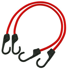 Hyper Tough 2 Pack 24 inch Standard Bungee Cords, Rubber, Red, 0.3 oz picture
