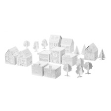 IKEA 10-pc cardboard town template set Solid cardboard Paper Kids Children DIY picture