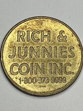 Scarce Rich & Junnies Coin Inc Token Dubuque Iowa Defunct #sj1 picture
