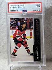 2021-22 Upper Deck Series Two Young Guns Dawson Mercer PSA 9 #459 Devils Rookie picture