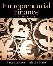 Entrepreneurial Finance by Adelman, Philip , paperback picture