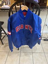 VINTAGE STARTER PRO LINE AUTHENTIC NY GIANTS SATIN JACKET SIZE XL- MADE IN USA picture