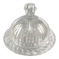 Vintage Shannon Godinger Leaded Crystal Butter Cheese Dish Cloche picture