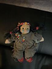 Vintage Artisan Way #700 Native American Woman Doll Bean Bag Porcelain 7.5