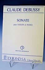 Claude Debussy Sonate pour Violon et Piano Sheet Music Edition Originale (234) picture