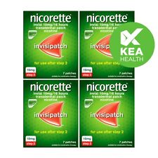 Nicorette Invisipatch Step 3 10mg - 28 Pieces - 4 boxes - Free US Shipping picture