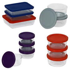 Pyrex Simply Store Glass Bakeware 24 Piece Set, BPA-free，Multicolor picture