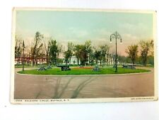Vintage Postcard Soldiers Circle Buffalo NY New York picture