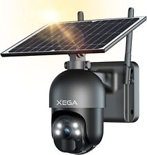 Xega 4G LTE Cellular Security Camera Outdoor Solar Camera, PTZ 360° View picture