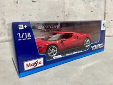 Ferrari 296 GTB Red 1/18 Scale Maisto Special Edition - New In The Box Rare picture
