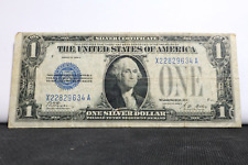1928A $1 One Dollar Legal Tender Blue Seal United States Note, Funnyback picture