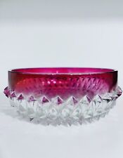 Vintage Depression Glass Ruby Red Bowl picture