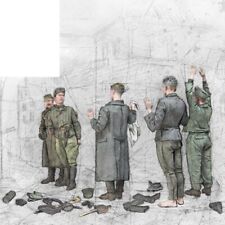 1:35 resin figure model German soldiers surrendered to Soviet soldiers unpainted picture