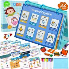 Montessori Toddler Busy Book - New 32 Themes Quiet Activity Book for Kids picture