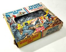 1960s Airfix WW1 French Infantry Soldiers 1/72ish HO Scale - 80 figures picture