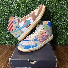 Size 11 - Nike dunk Thomas Campbell SB High What The picture