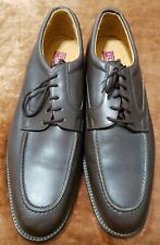 E T Wright Hawthorne Brown Leather Apron Toe Dress Work Casual Laced Shoes 13 S picture