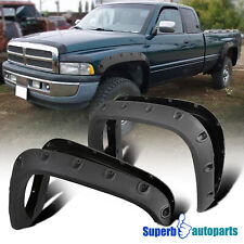 Fits 1994-2001 Ram 1500 2500 3500 Rough Texture Pocket Style Fender Flares 4PC picture