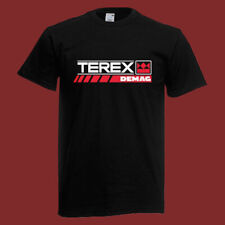 Terex Demag Crane Men's Black T-Shirt Size S-5XL picture