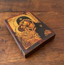 Vintage Greek Made Byzantie Icon Plaque picture