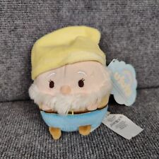 Snow White Happy Dwarf Plush Japan Ufufy Edition New With Tags 4.5” Disney Store picture