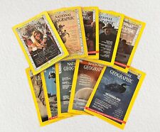 Vintage Lot of 10 National Geographic 1960s, 70s, 80s No Duplicates picture