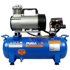 Puma 3/4 HP 3 Gallon Tank 12 Volt Continuous Duty DC Air Compressor Oil-Less picture