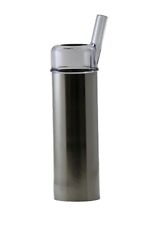 Melasty Teat Cup Shell Stainless Steel W/Acrylic for Cow Liners/Inflations M/L  picture