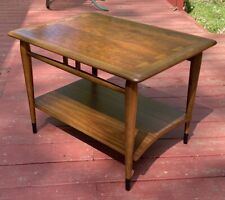 Vintage Mid Century Lane Acclaim Dovetailed Walnut End Table 1960s 900-05 picture