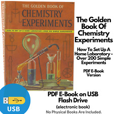 Golden Book Chemistry Experiments-Vintage Manual-Banned-Science Textbook USB picture