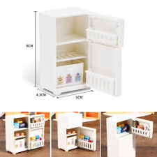 1/12 Dollhouse Miniature Refrigerator Fridge Kitchen Food Set Freezer Furniture picture