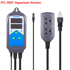Inkbird ITC306T Heat Temperature Controller Waterproof Aquarium Dual Relays 110V picture