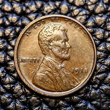 (ITM-4895) 1918-S LINCOLN CENT ~ AU+ Condition ~ COMBINED SHIPPING picture
