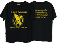 Vintage 1980 Black Sabbath Heaven And Hell Tour T-Shirt For Fans picture