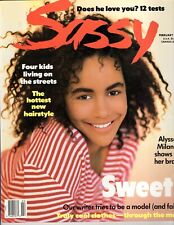 Vintage SASSY Magazine February 1989 Alyssa Milano Axl Role Matt LeBlanc picture