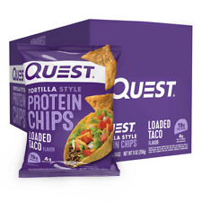 Quest Tortilla Style Protein Chips - Loaded Taco (8 Bags) picture
