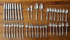 54 Piece Set 1847 Rogers Bros ETERNALLY YOURS 1941 Silverplate Flatware 8 Place picture