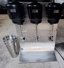 Waring Commercial Triple Mixer 3 Head Milkshake Maker 2 Speed - Includes 3 Cups picture