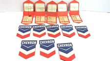 VINTAGE LOT OF 13 CHEVERON SEWING KITS INCOMPLETE ONE DAMAGED ONE EMPTY RARE picture