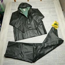 VINTAGE Helly Hansen Rain Suit Size 2XL Heavy Duty Extreme Weather Gear Jacket picture
