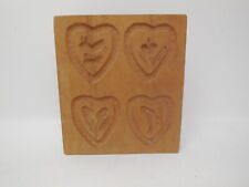 Antique Vintage Wooden Cookie Candy Chocolate Mold Hand Crafted 4 Designs picture