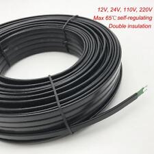 12/24/110/220V Self Regulating Heating Cable Electric Wire Pipe Frost Protection picture
