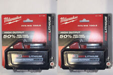 2PC Milwaukee M18 RedLithium High Output XC8.0 Battery Pack - Black (48-11-1880) picture