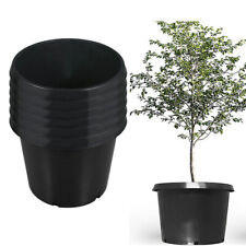 20/25 Gallon Black Plastic Plant Nursery Pot Container Seed Grow Flower Garden picture