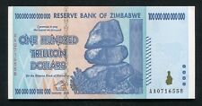2008 100 TRILLION DOLLARS RESERVE BANK OF ZIMBABWE, AA P-91 GEM UNCIRCULATED picture