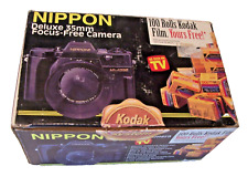 NIPPON 35mm Film Camera AR-4392F w/Case Strap Sun Shade  Lens Cap Vintage New picture